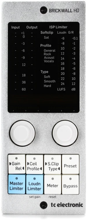 TC Electronic BRICKWALL HD-DT Mastering Brickwall Limiter Plug-in with Dedicated