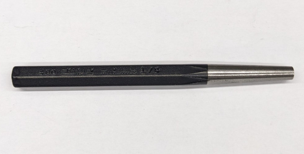 Mayhew 1/4" Solid Punch 5" Long 20003 400 USA Warranty