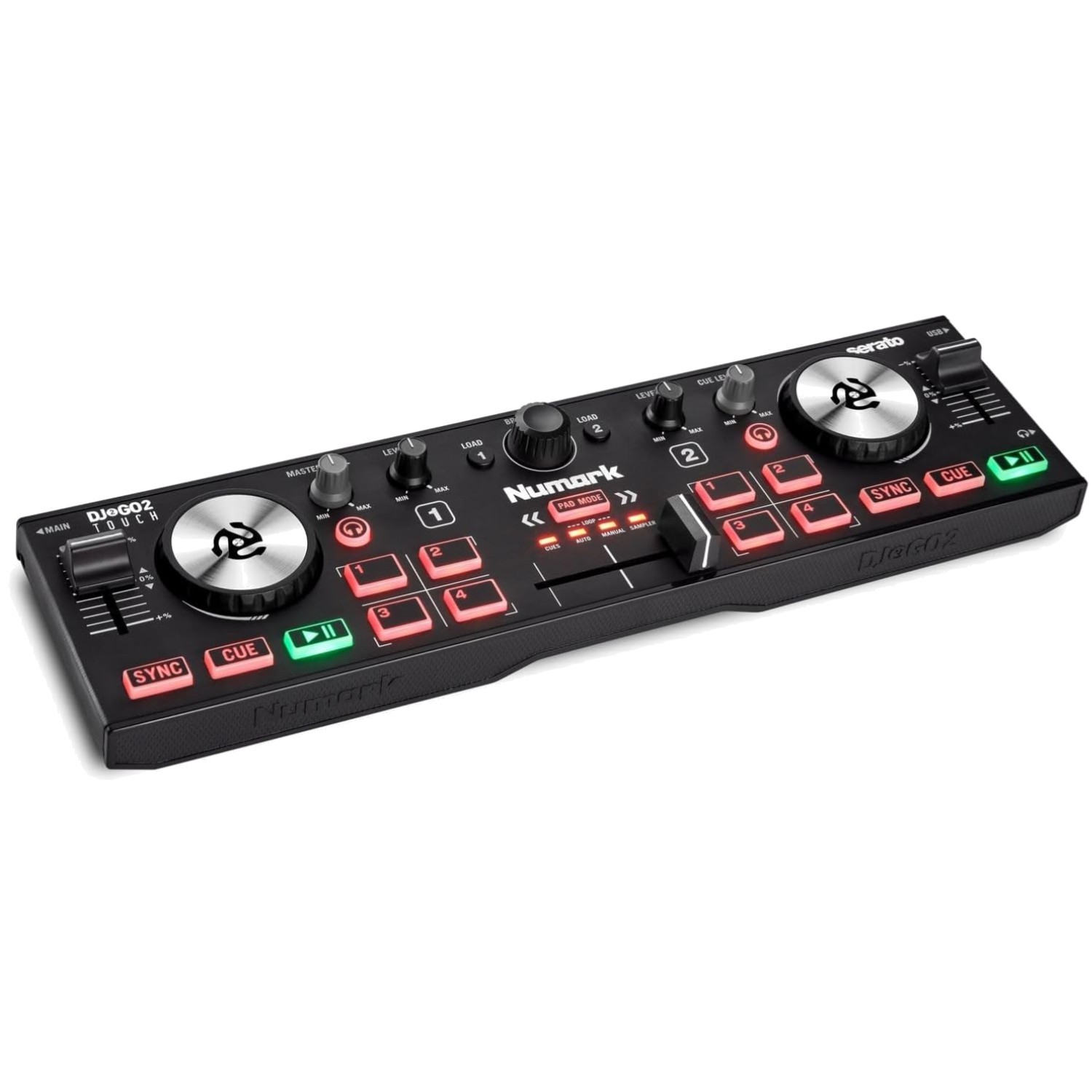 Ultra-Portable DJ Mixer with Crossfader and Head Output