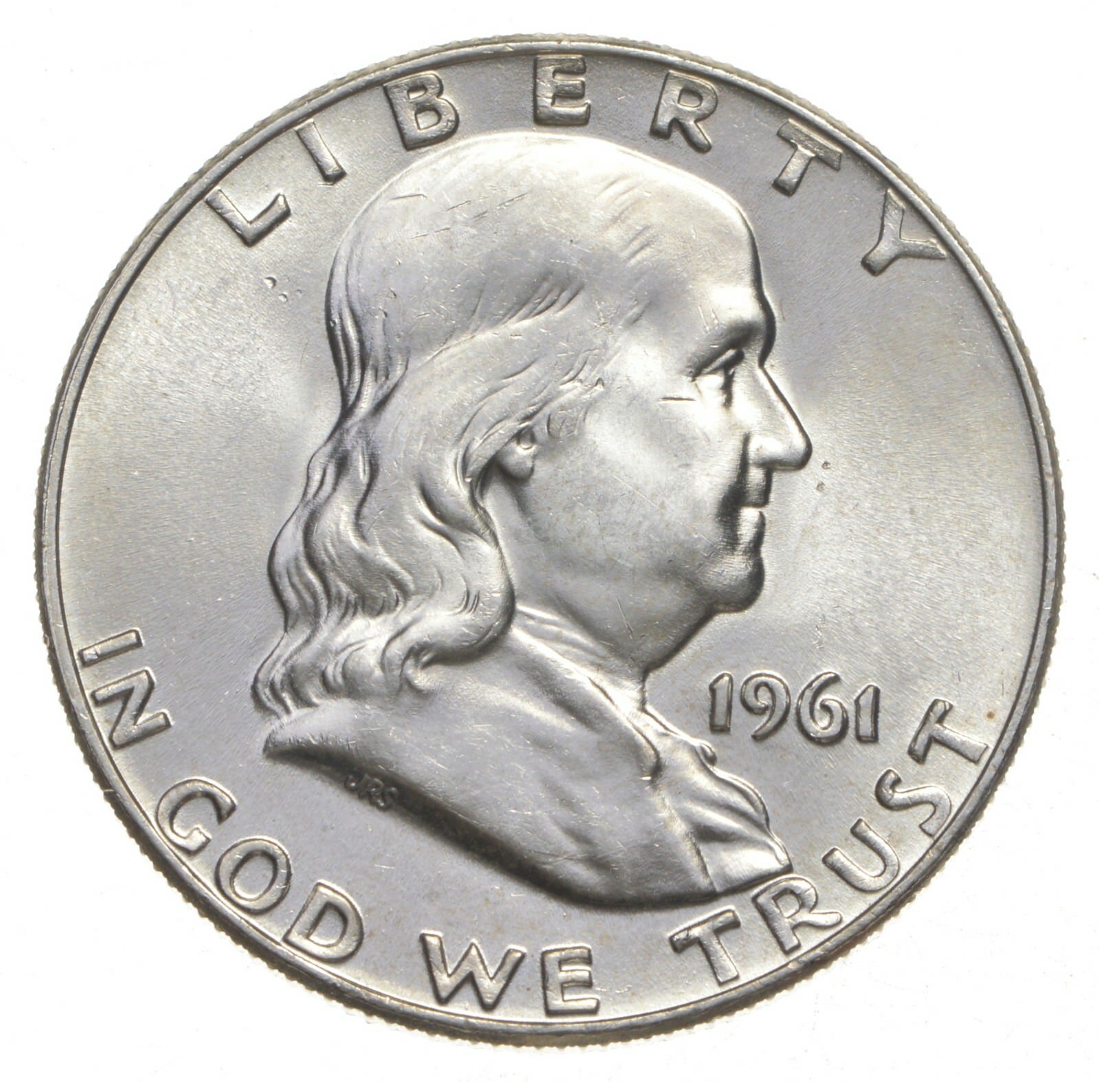 Choice Unc 1961 D Franklin Half Dollar Gem BU From Original Roll