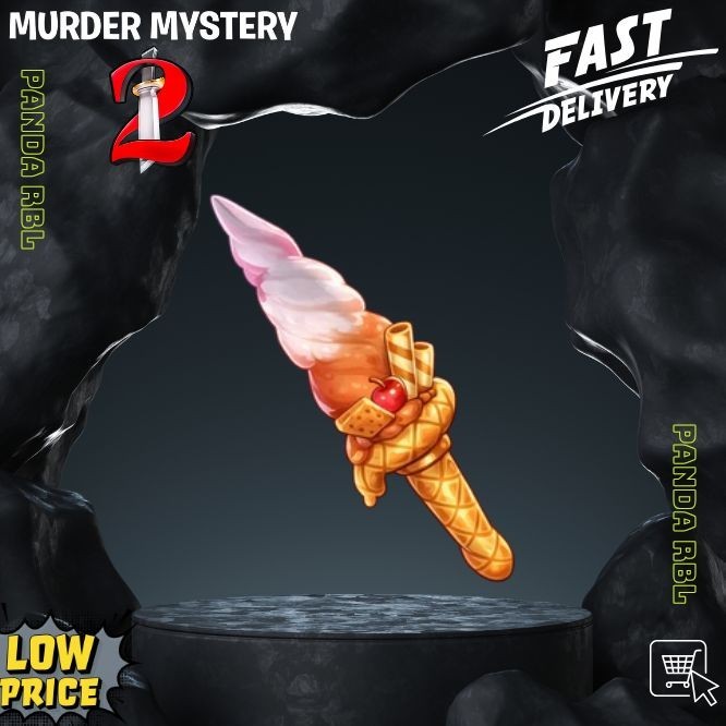 MM2 | NEW Item Icecream Knife Murder Mystery 2 - Fast Delivery!