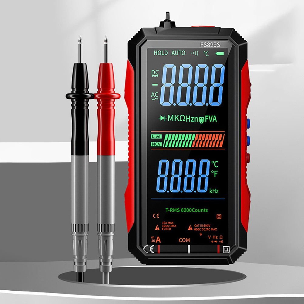 FS899S Test Meter Supporting Multiple Measurement Modes Including AC DC Voltage