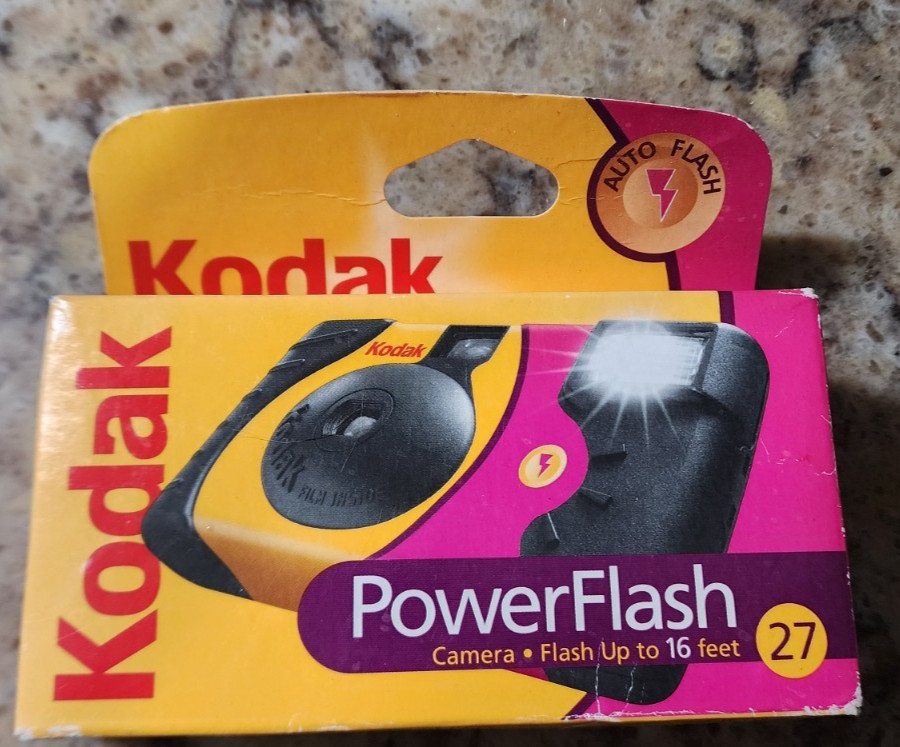 Kodak Power Flash- Single Use Disposable Camera- 27- EXP: 07/2007 Sealed