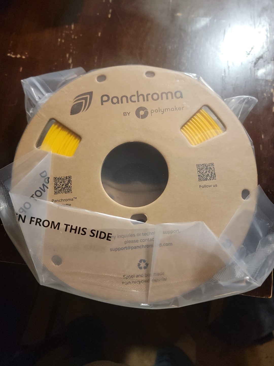 Panchroma 3D Printer Filament Yellow