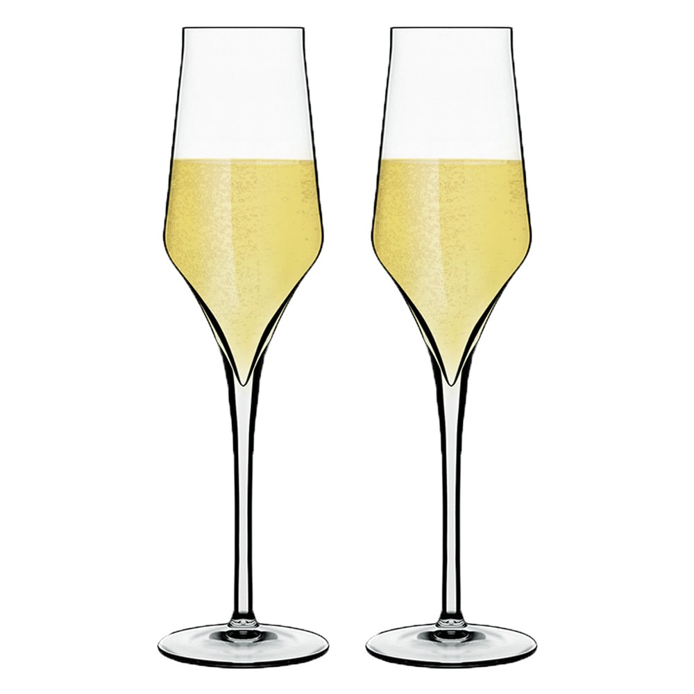 Luigi Bormioli Accademia Supremo Champagne Flute Set 2pce