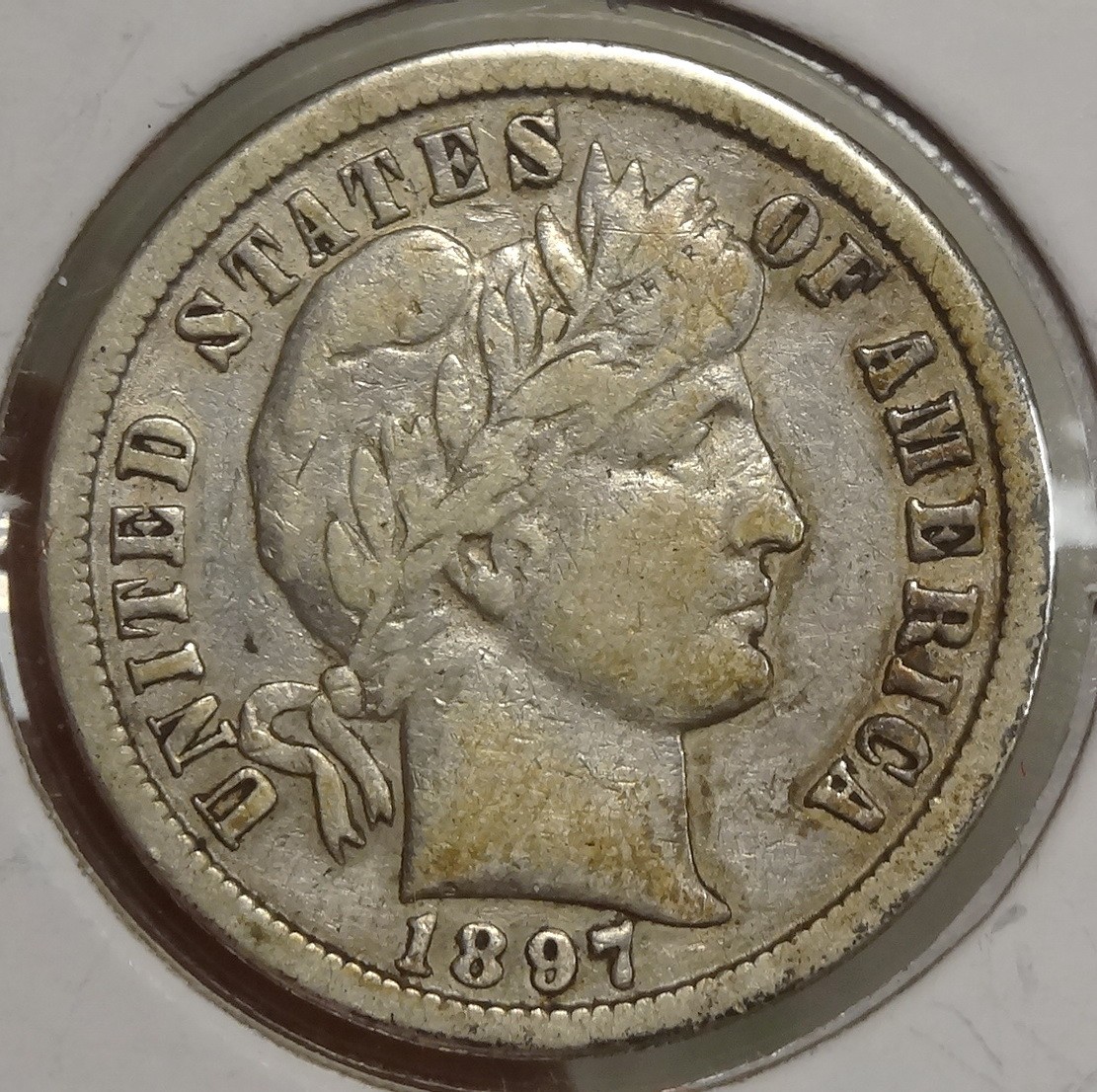 1897-O Barber Dime, Choice Fine to Very Fine, Scarce     1103-10