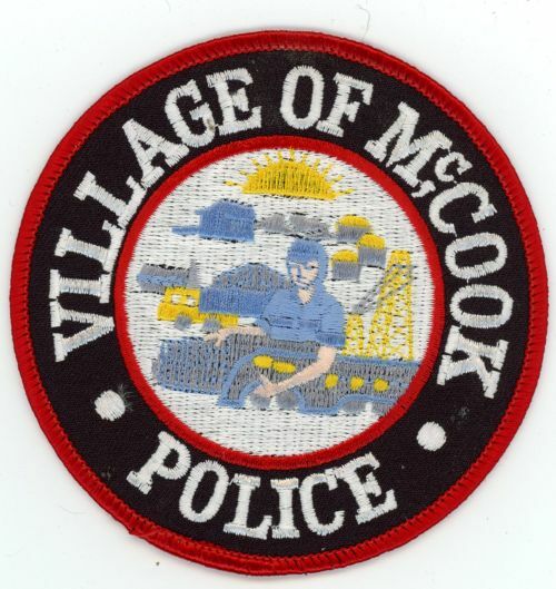 ILLINOIS IL MCCOOK POLICE NICE SHOULDER PATCH SHERIFF