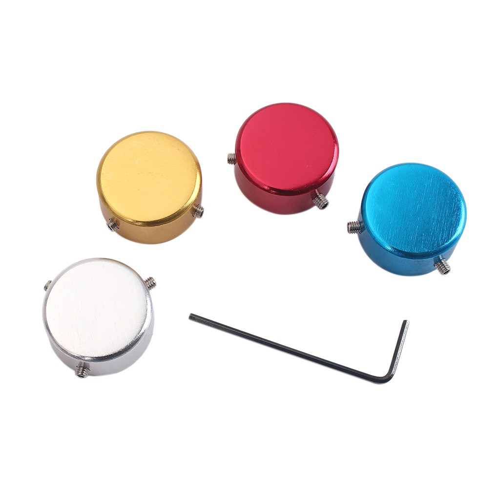 4PCS Guitar Pedals Footswitch Topper Aluminium Alloy Guitar  Foot Nail  for9100