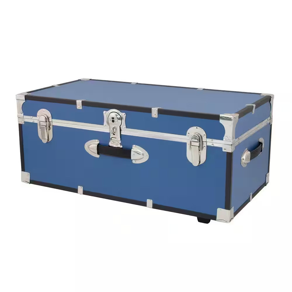 Seward Explorer 30 In. Trunk with Wheels & Lock, Misty Blue