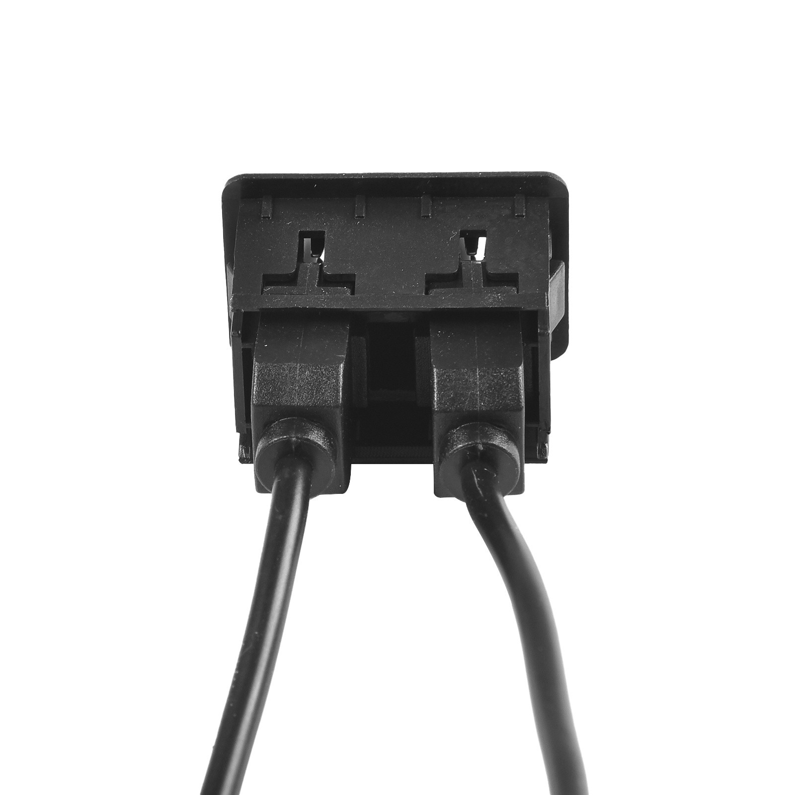 USB Socket USB Socket 3.4*2.2cm 4pin+6pin ABS Black Direct Installation