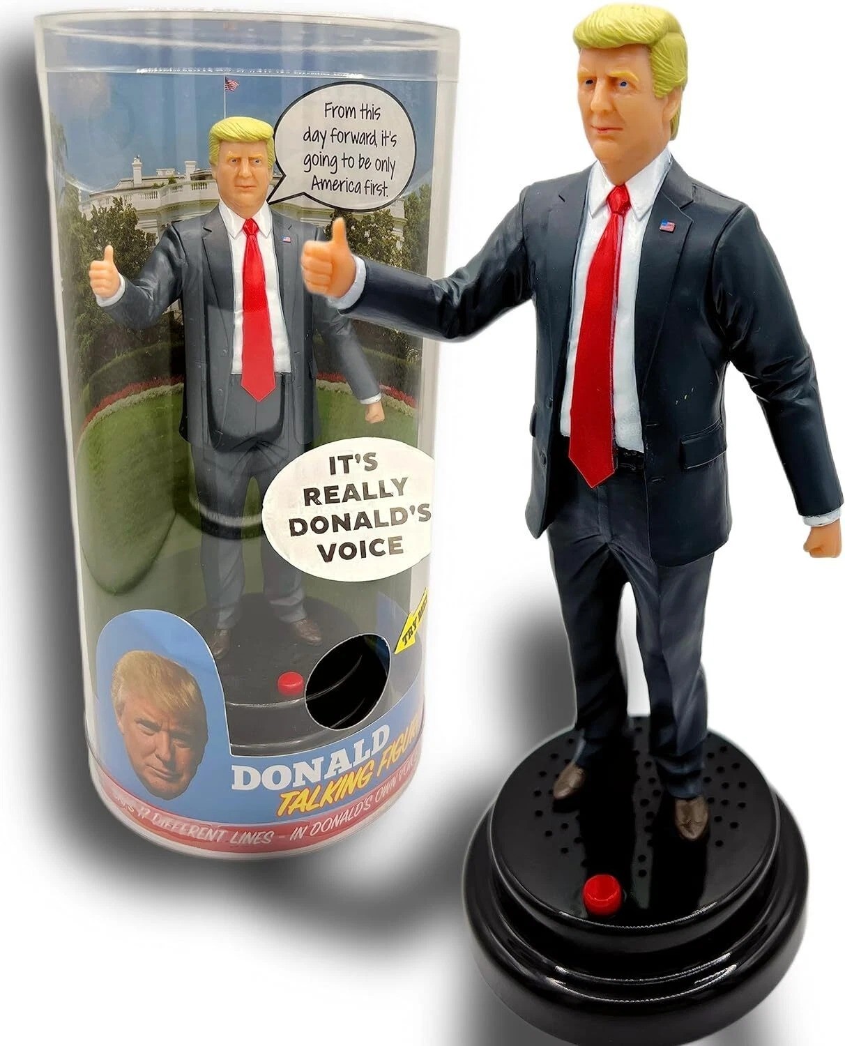 Talking Donald Trump Figure - Says 17 Lines In Trump's Real Voice, Donald Trump