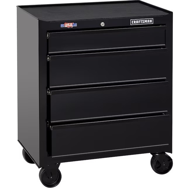 CRAFTSMAN 1000 Series 26.5-In W X 32.5-In H 4-Drawer Steel Rolling Tool Cabinet