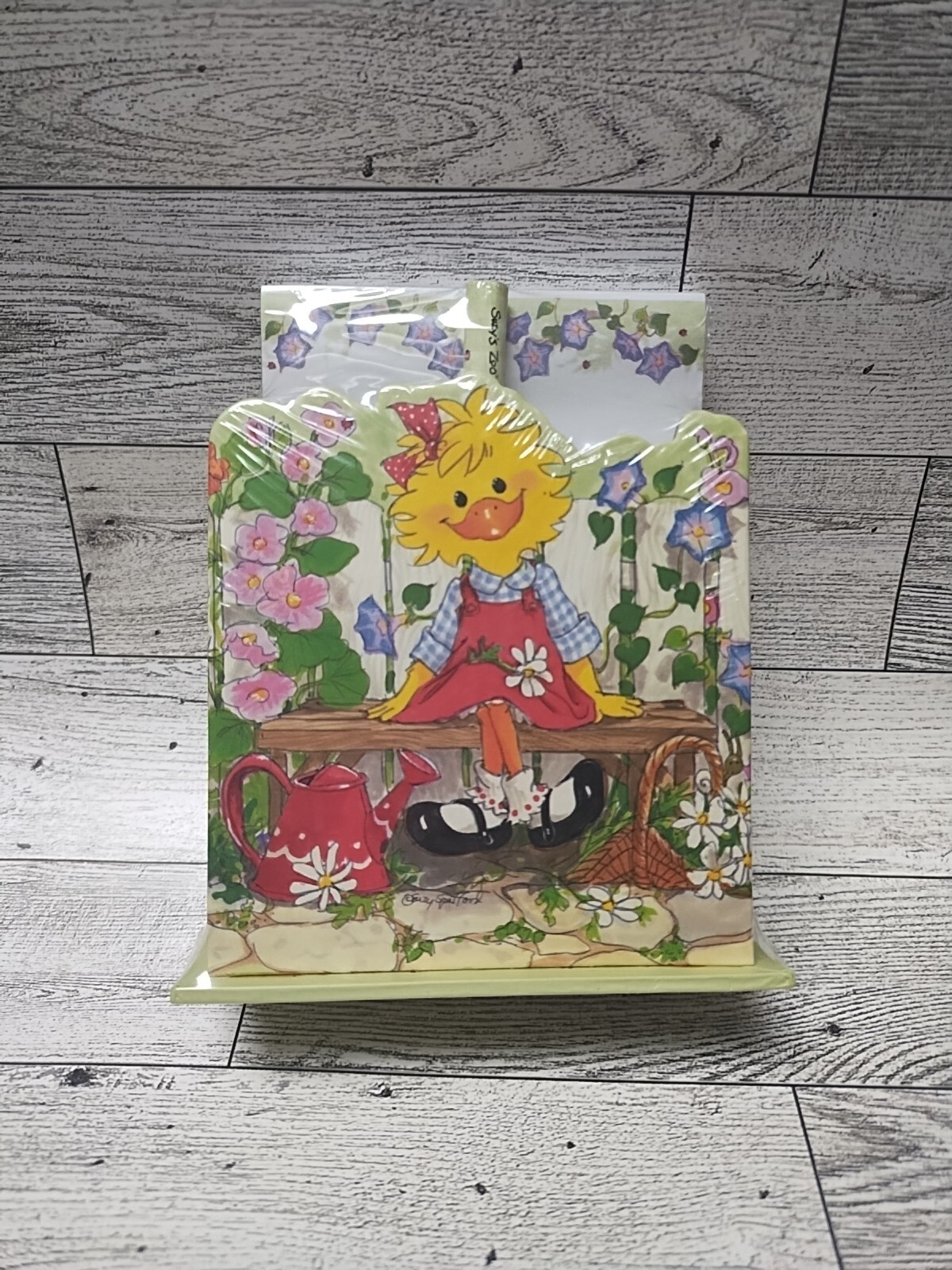 NEW Suzy's Zoo Suzy's Garden Corner Collection  Gift Box  Memo Pad Notes+Pencil