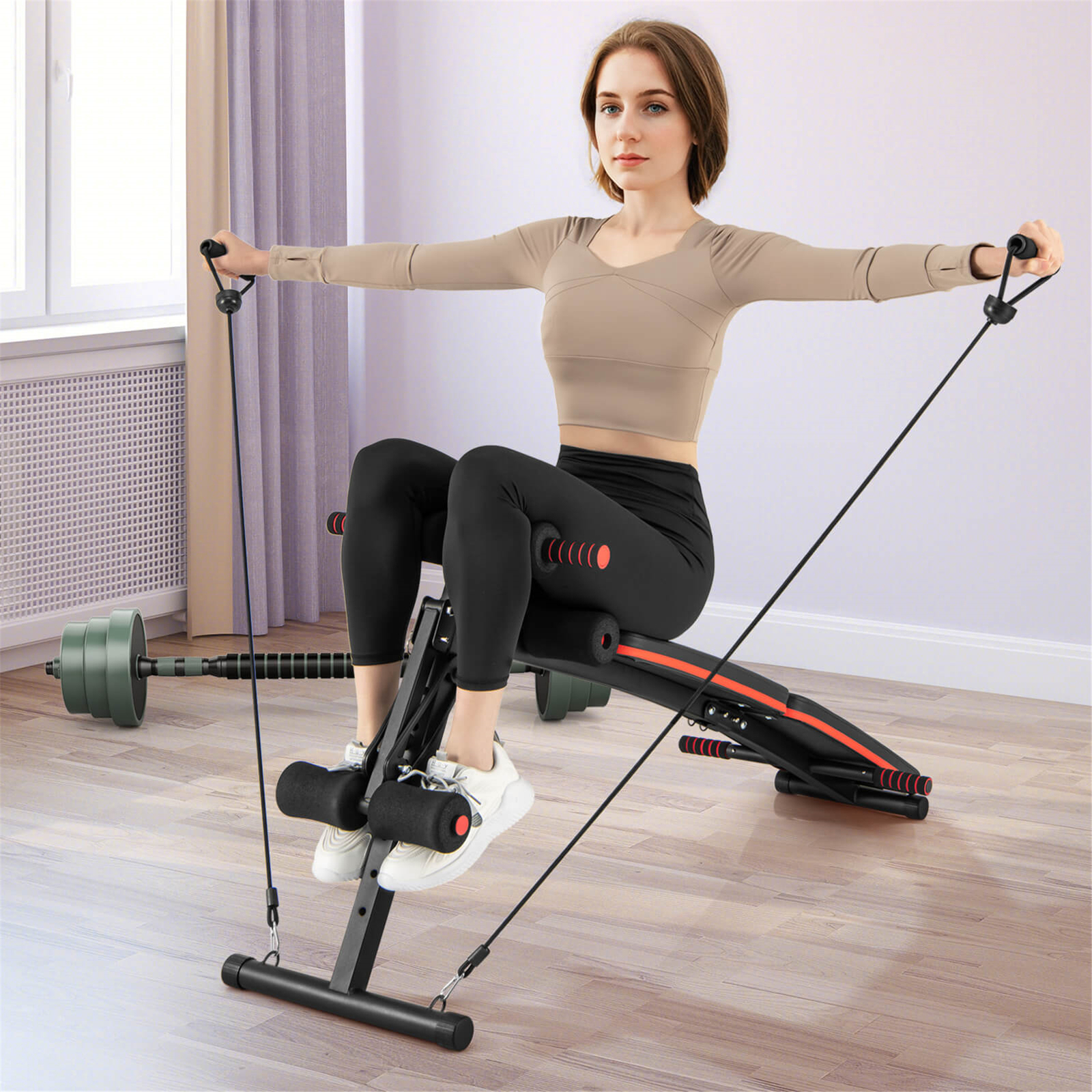 7 in 1 Sit up Bench 7 in 1 Sit up Bench Multi-Layer Structure Cushion Foldable