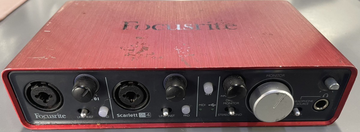 Focusrite Scarlett 2i4 (2nd Gen) USB Audio Interface (PD3048904)