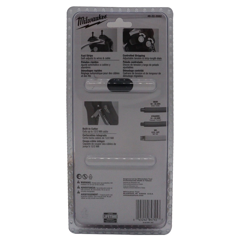 Milwaukee 48-22-3082 Self-Adjusting Wire Stripper & Cutter
