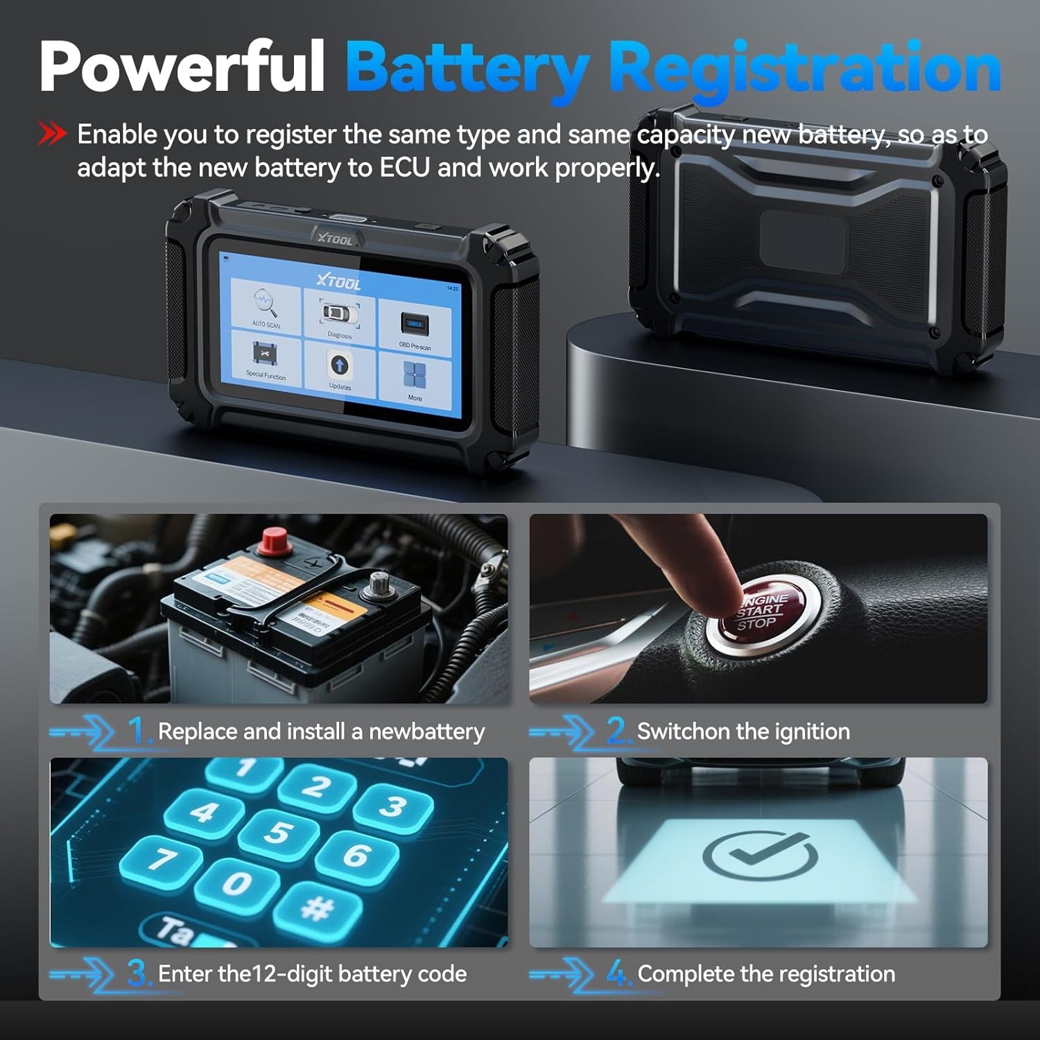 XTOOL IP500 For BMW All System Bidirectional OBD2 Scanner Diagnostic Tool CANFD