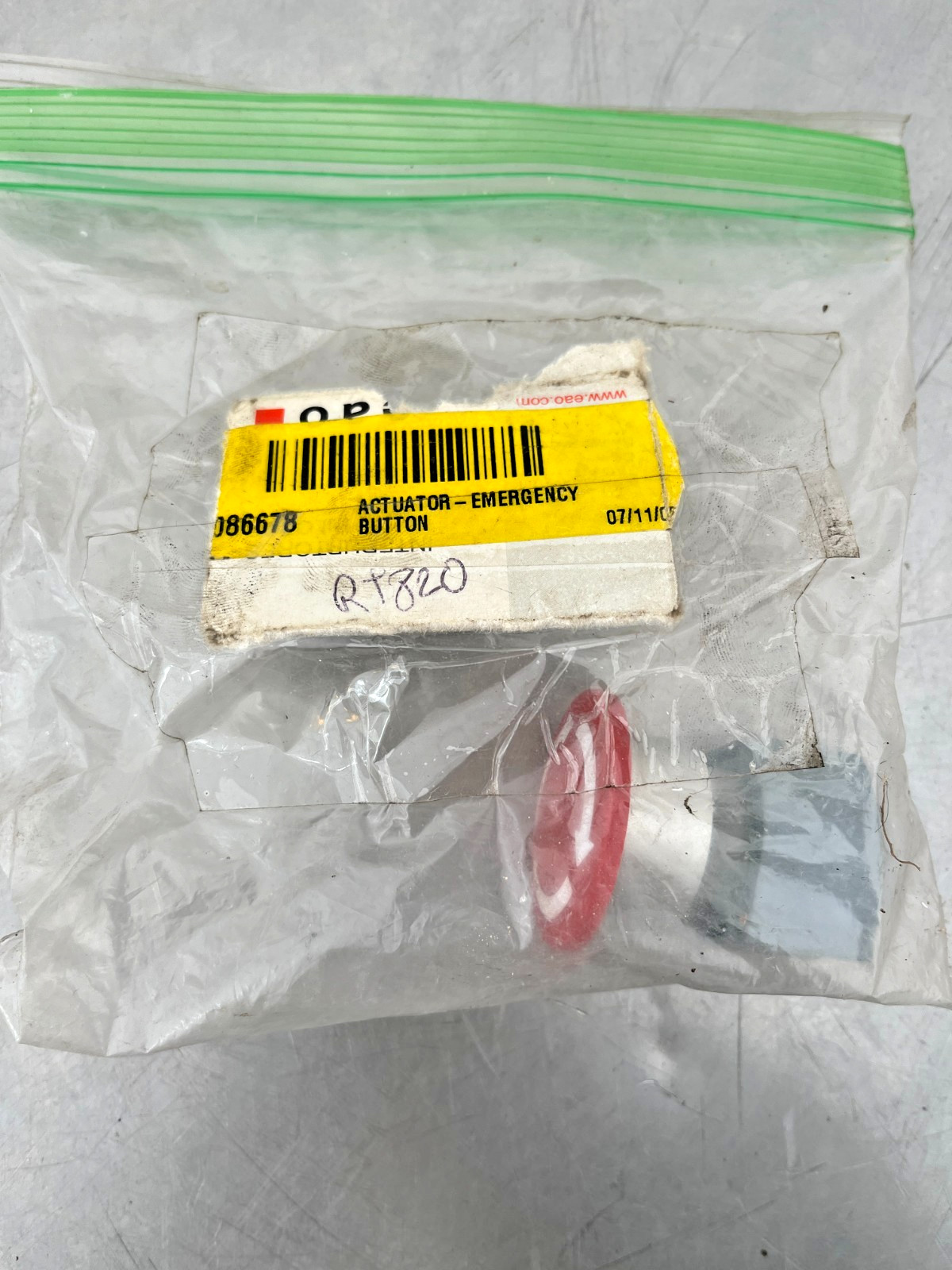 0086678 OEM WACKER NEUSON Emergency BUTTON ACTUATOR RT820