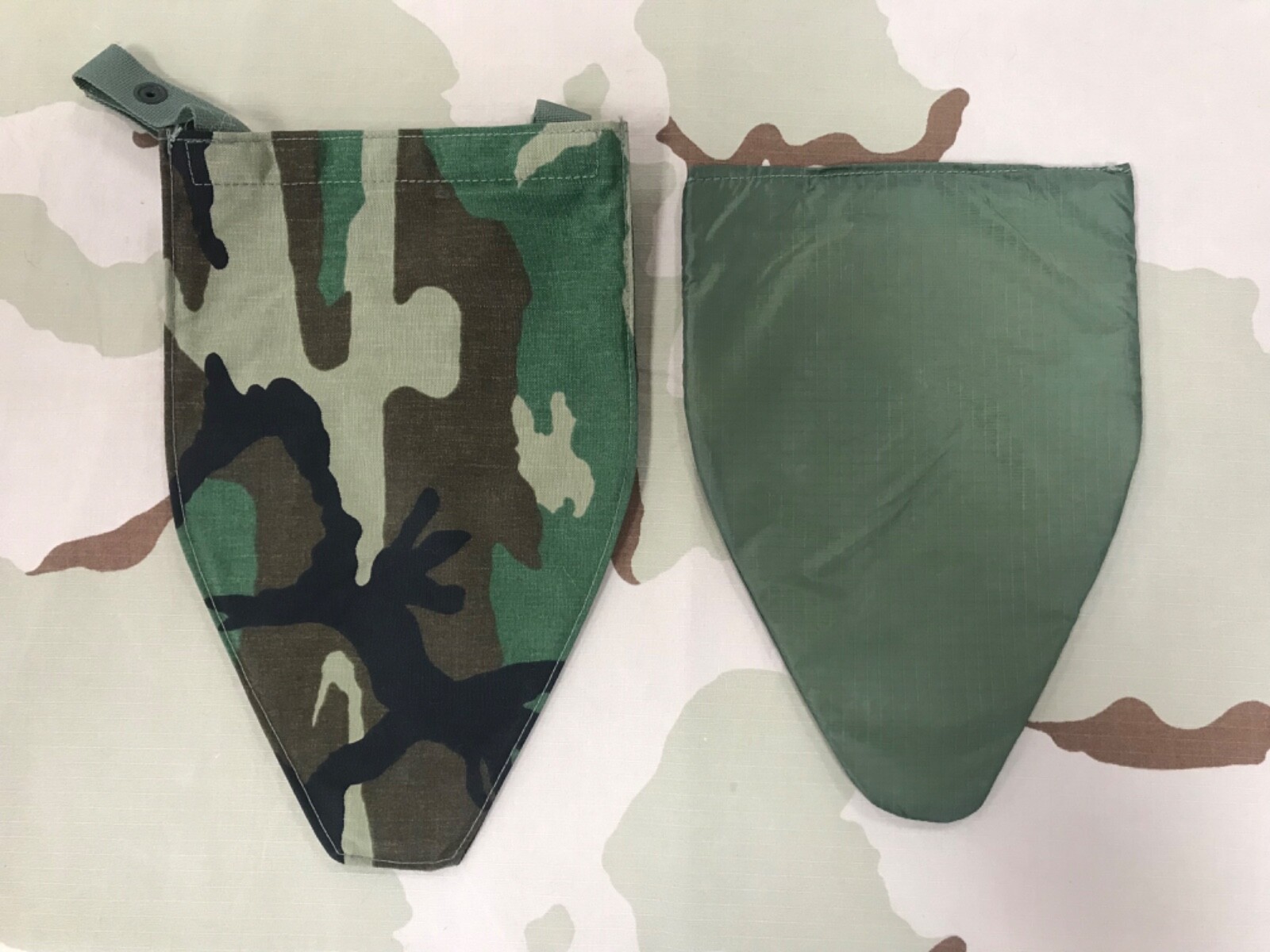 US GI Groin Protection Woodland Camouflage With Inserts Size Large/X-Large