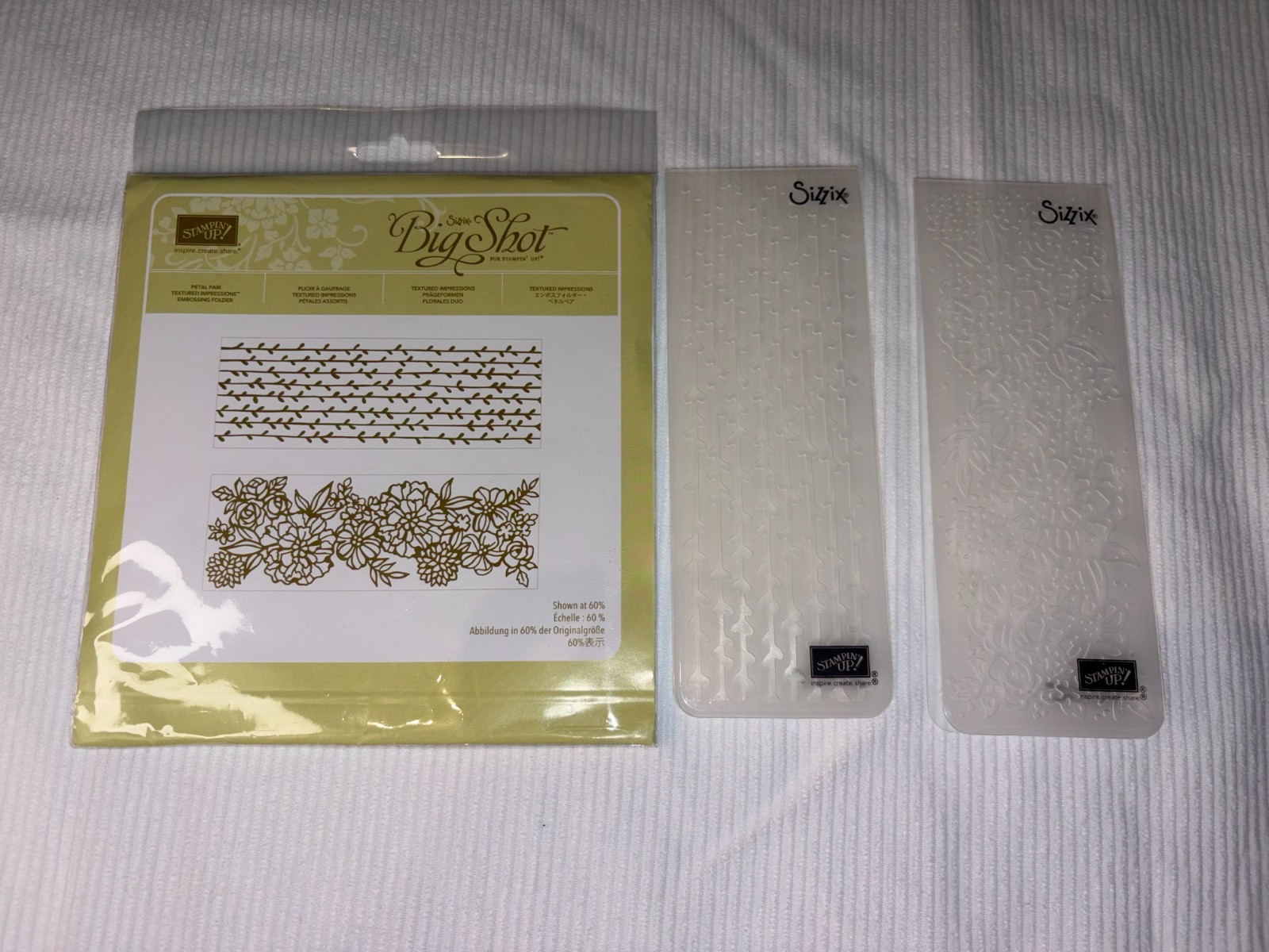 Petal Pair - embossing folders - Stampin' Up - Stamp set