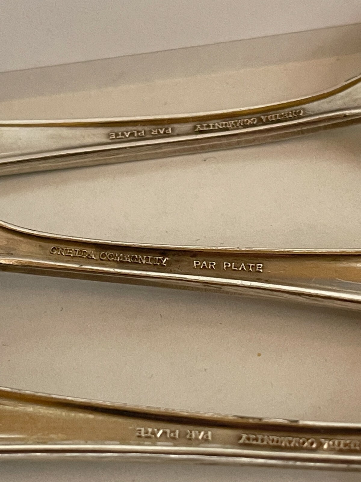 Oneida Community Par Plate Bridal Wreath - lot of (4) 6" small forks