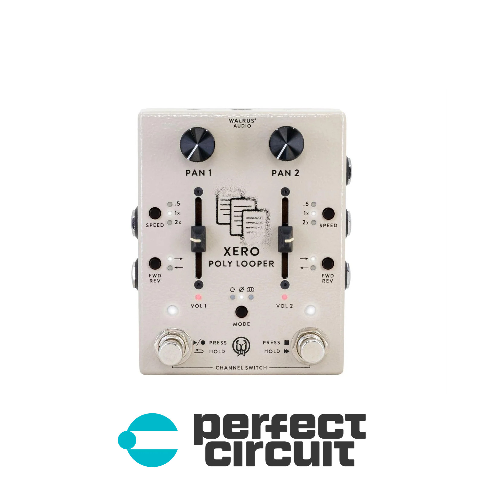 Walrus Audio Xero Polylooper (Cream) Pedal EFFECTS - DEMO - PERFECT CIRCUIT