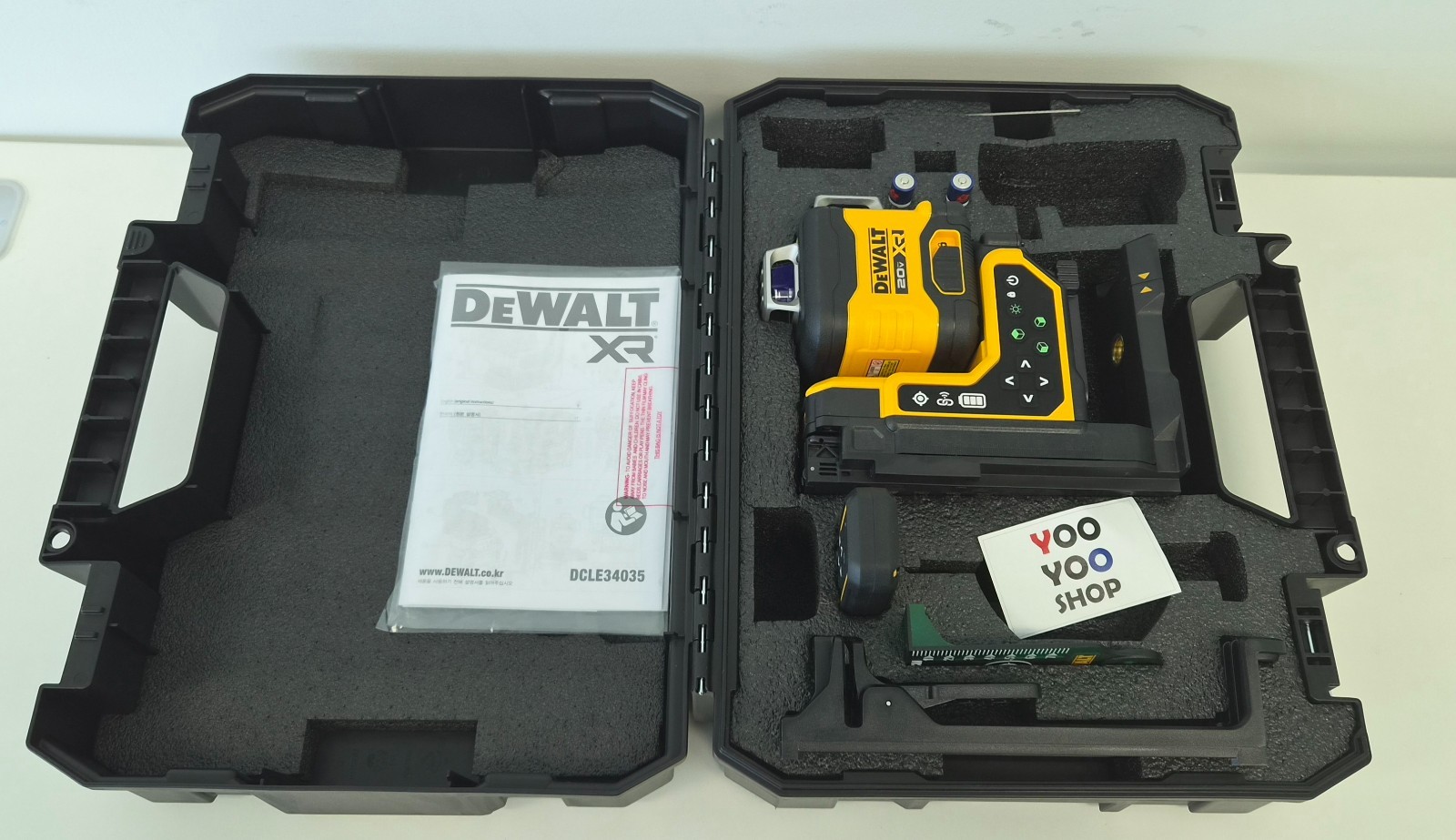DEWALT DCLE34035N 20V Remote Control 3x360 Green Laser Level Bare Tool / New
