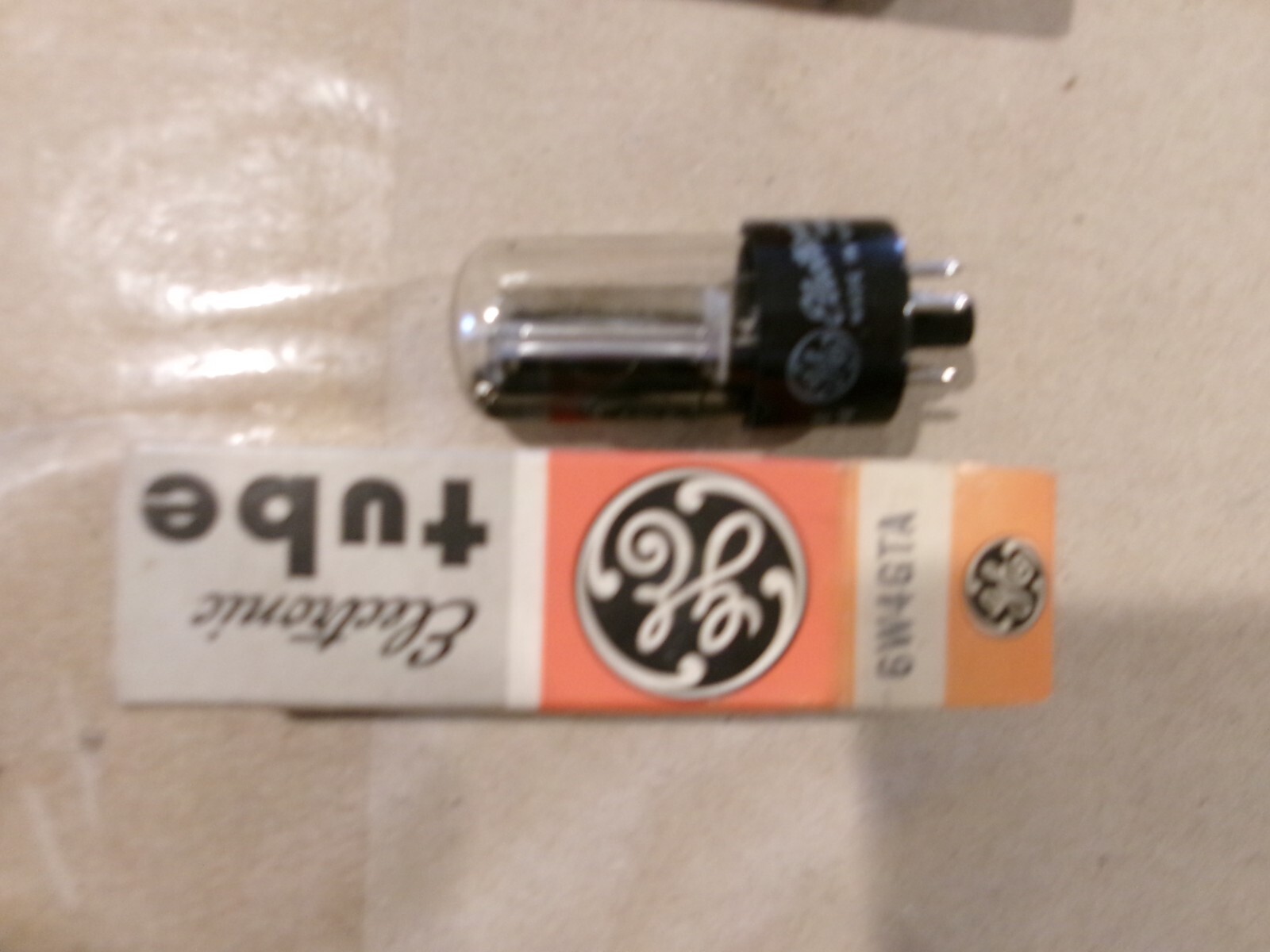 OEM VINTAGE ELECTRONIC TUBE GE 6W4GTA