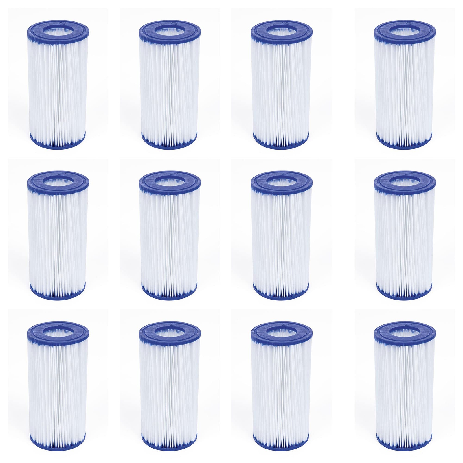 12 Pack Bestway Type III A/C Filter Cartridge for 1000 & 1500 GPH Filter Pumps