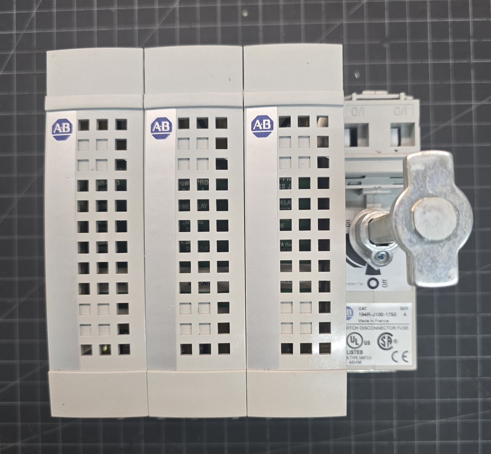 Allen Bradley 194R-J100-1753 Ser A with 80 Amp Class J Fuses