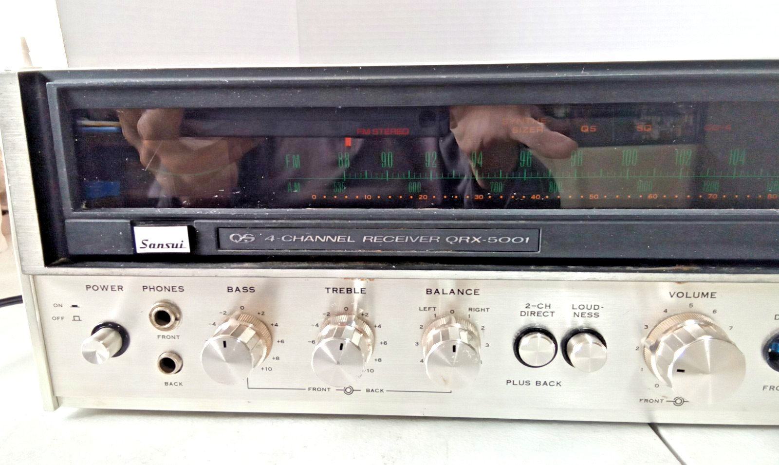 Sansui QRX-5001 4-Channel Quadraphonic Stereo Receiver - Working! TESTED!!!