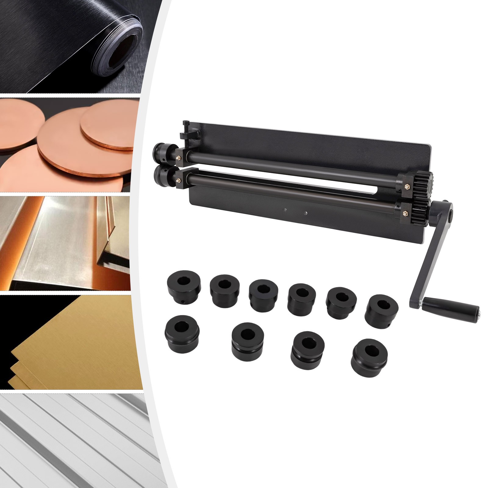 Sheet Metal Fabrication Bead Roller Rotary Machine Flaring Tool Beading Machine