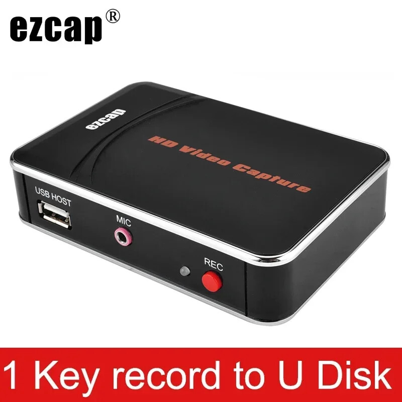 Ezcap HDMI Video Capture Card Game Recorder 4K60 MIC in 1080p60 Record To U Disk