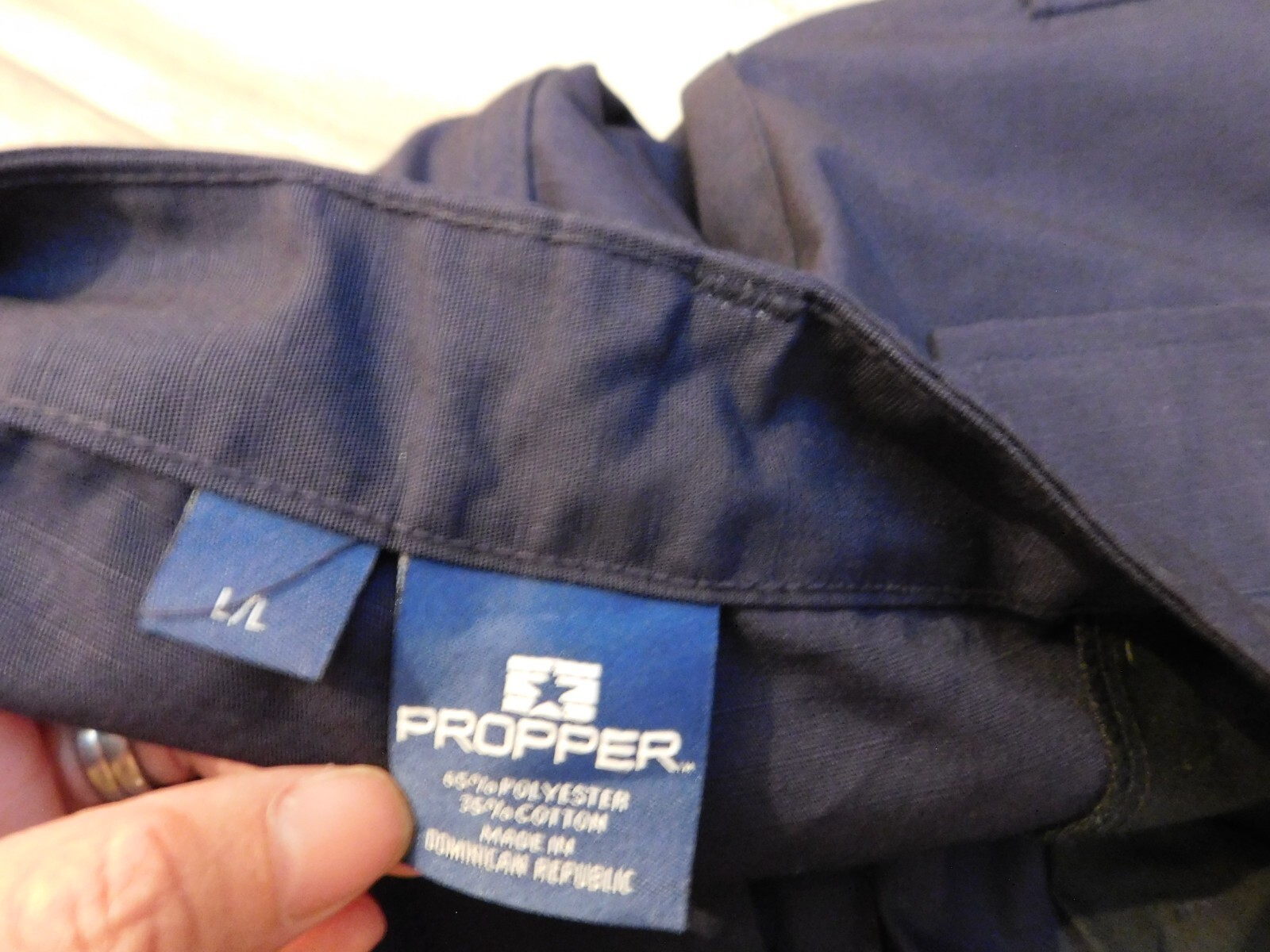 PROPPER NAVY BLUE PANTS SIZE LARGE - LONG