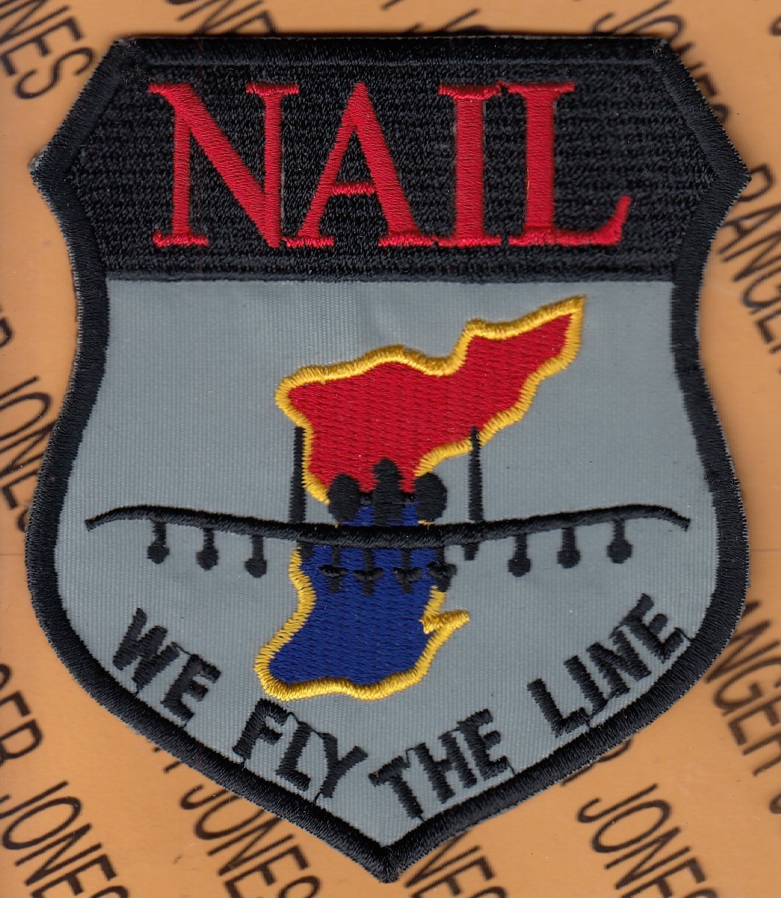 USAF Air Force A-10 Thunderbolt II 25th Fighter Sq FS NAIL ~4" patch c/e