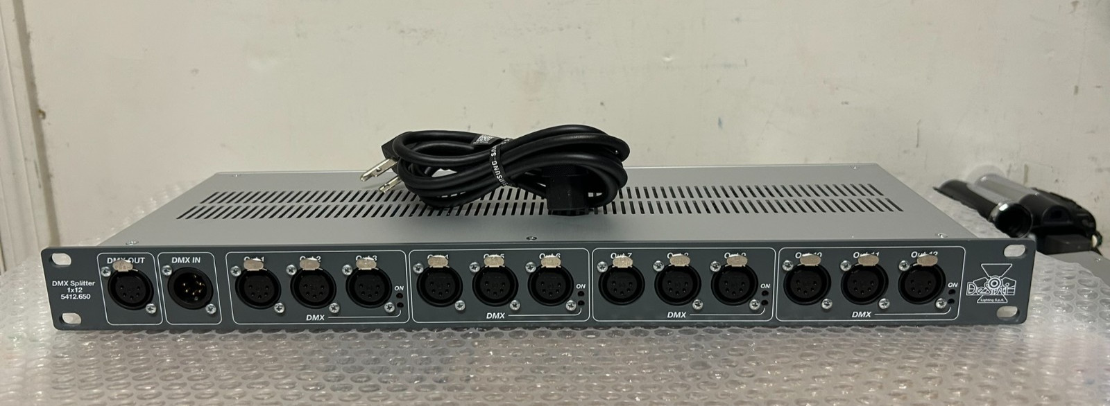 Desisti - 1 In - 12 Out DMX Splitter 5412.650 by Desisti Lighting S.p.A