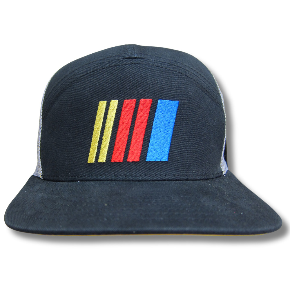 NASCAR Embroidered Logo Emblem Mesh Trucker Hat Multi Color Official Licensed