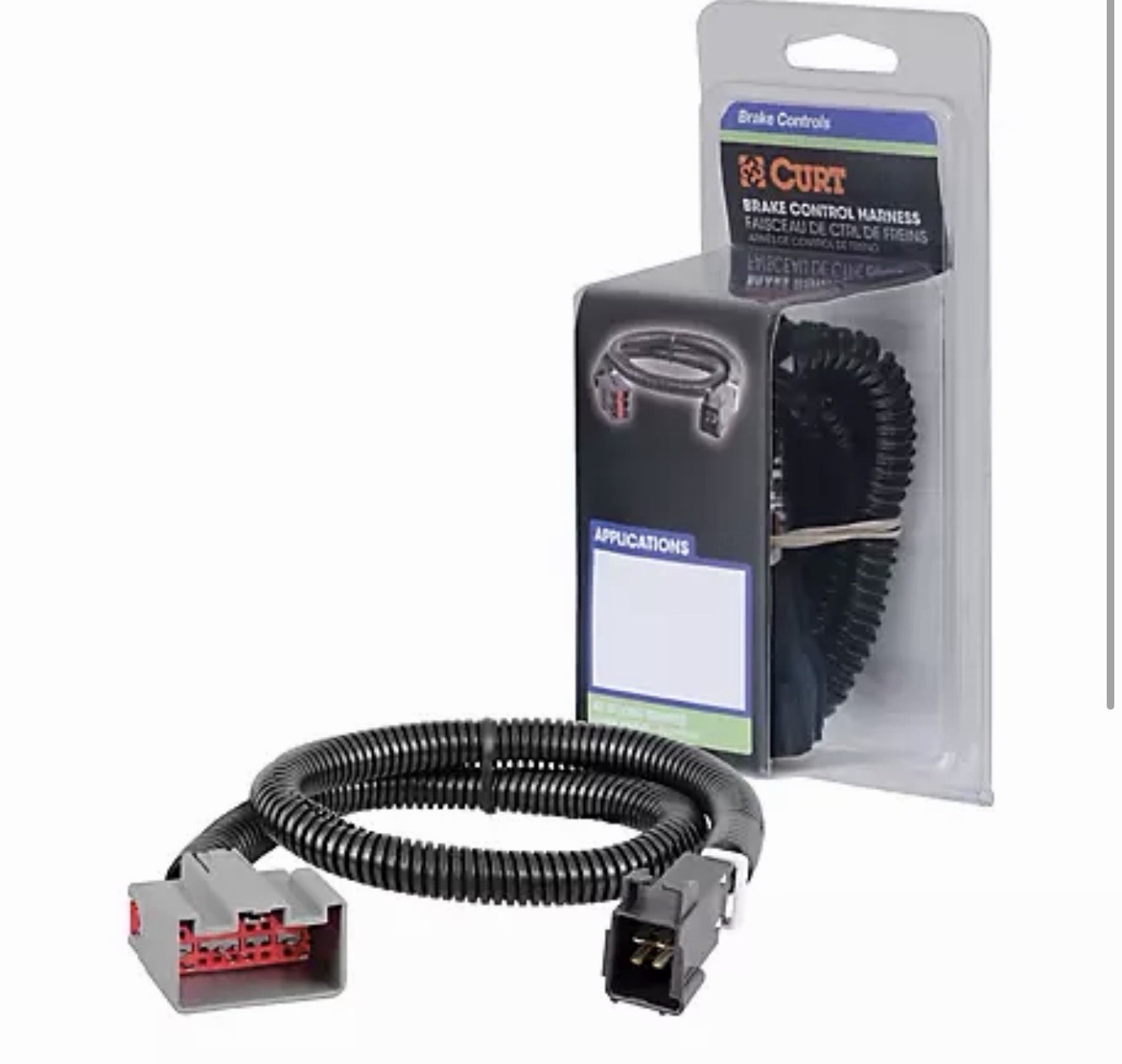 Curt Brake Controller Harness Wiring Harness Part # 51525 NEW