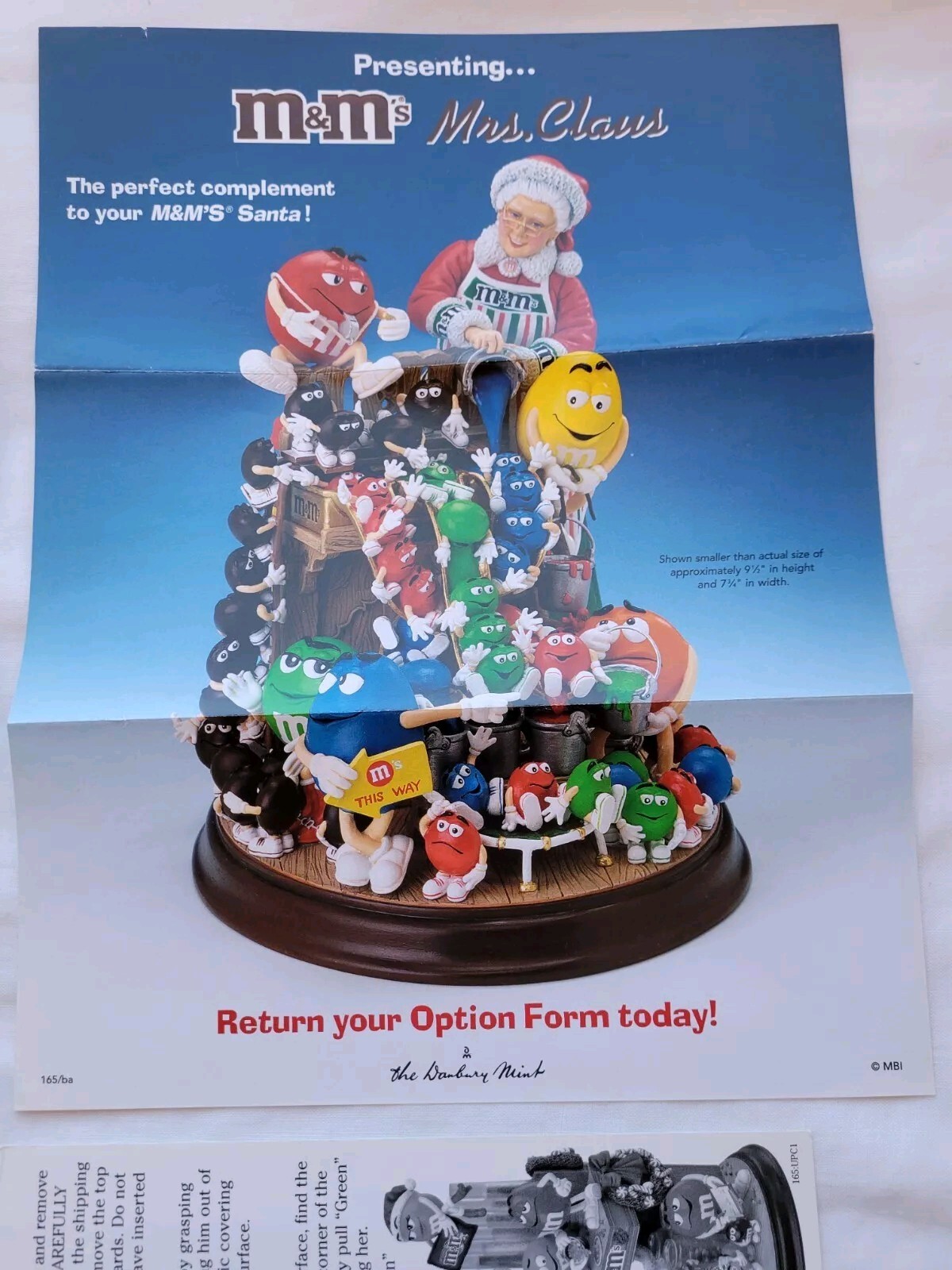 Danbury Mint M&M's Mrs. Claus