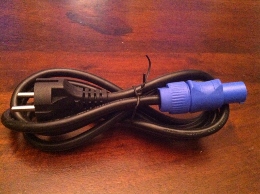Powercon to Euro Power Cable Neutrik NAC3FCA  to Euro 16A 250v TP-50