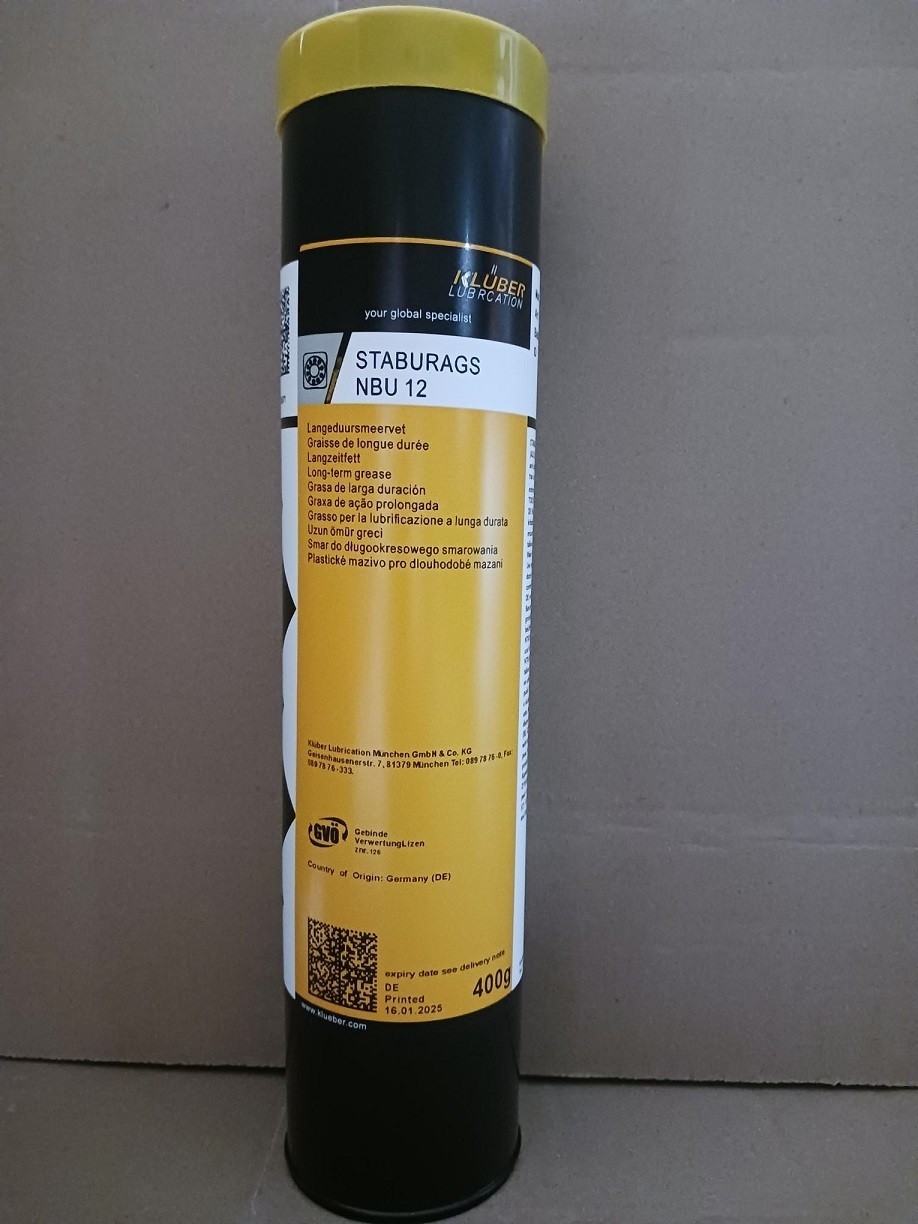 KLUBER Lub. Staburags NBU 12 Grease 400g ( 14.1 oz) New in cartridge free ship