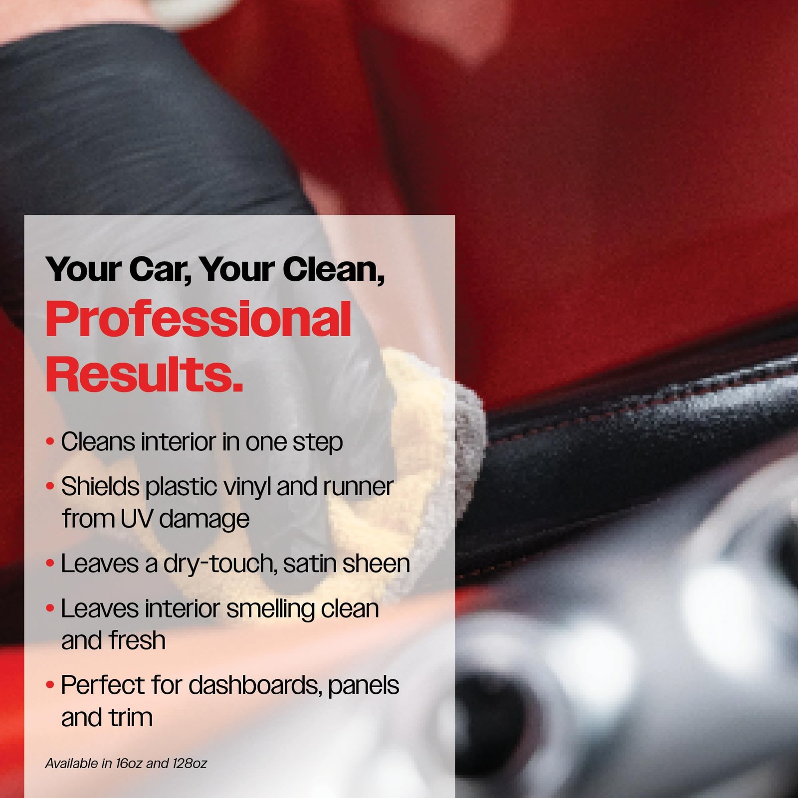 Cleaner Car and Dressing 1 Simple Step Restore Leather Plastic Vinyl Interior