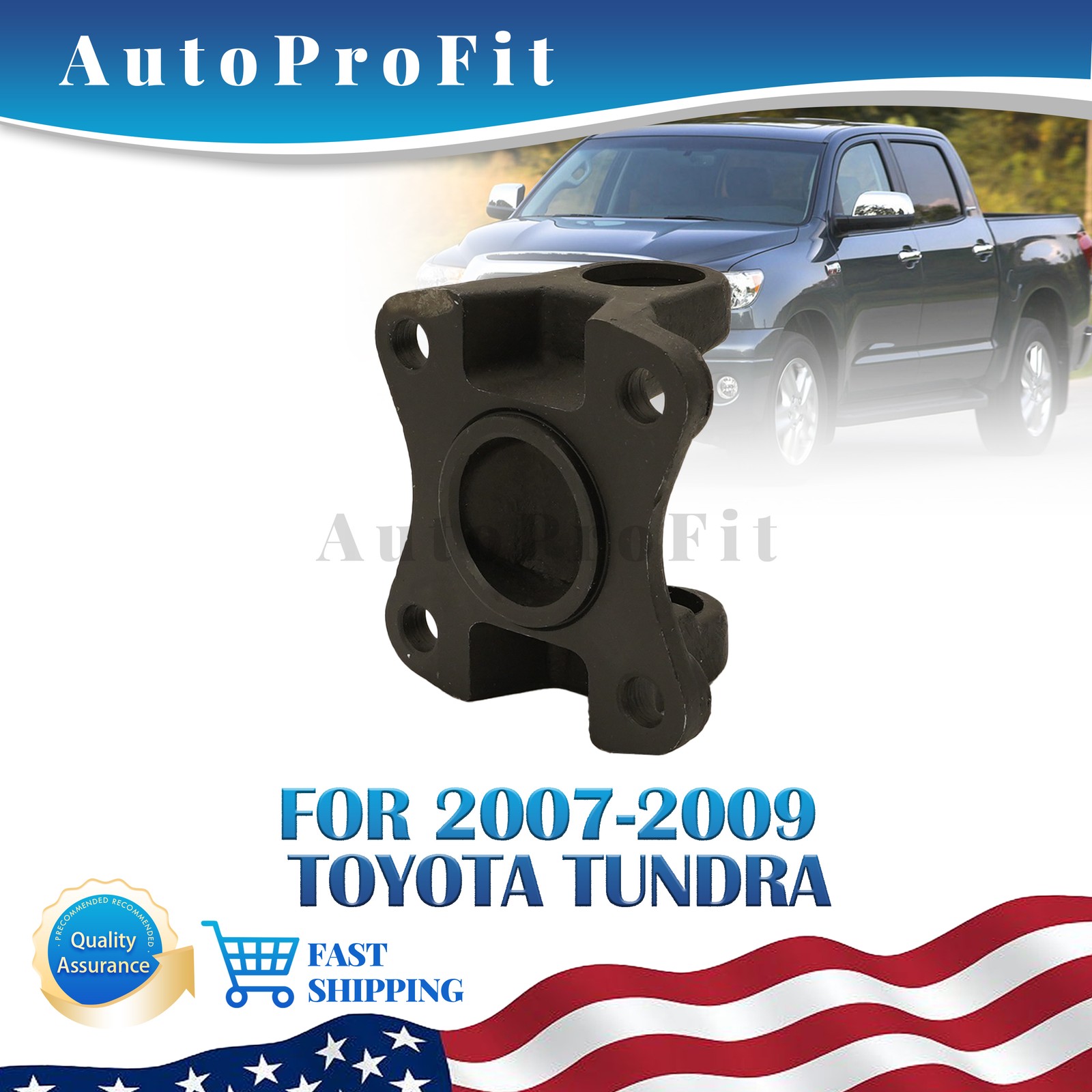 NEW For 2007-09 Toyota Tundra 1350 Series Rear Axle & Driveshaft Flange Yoke