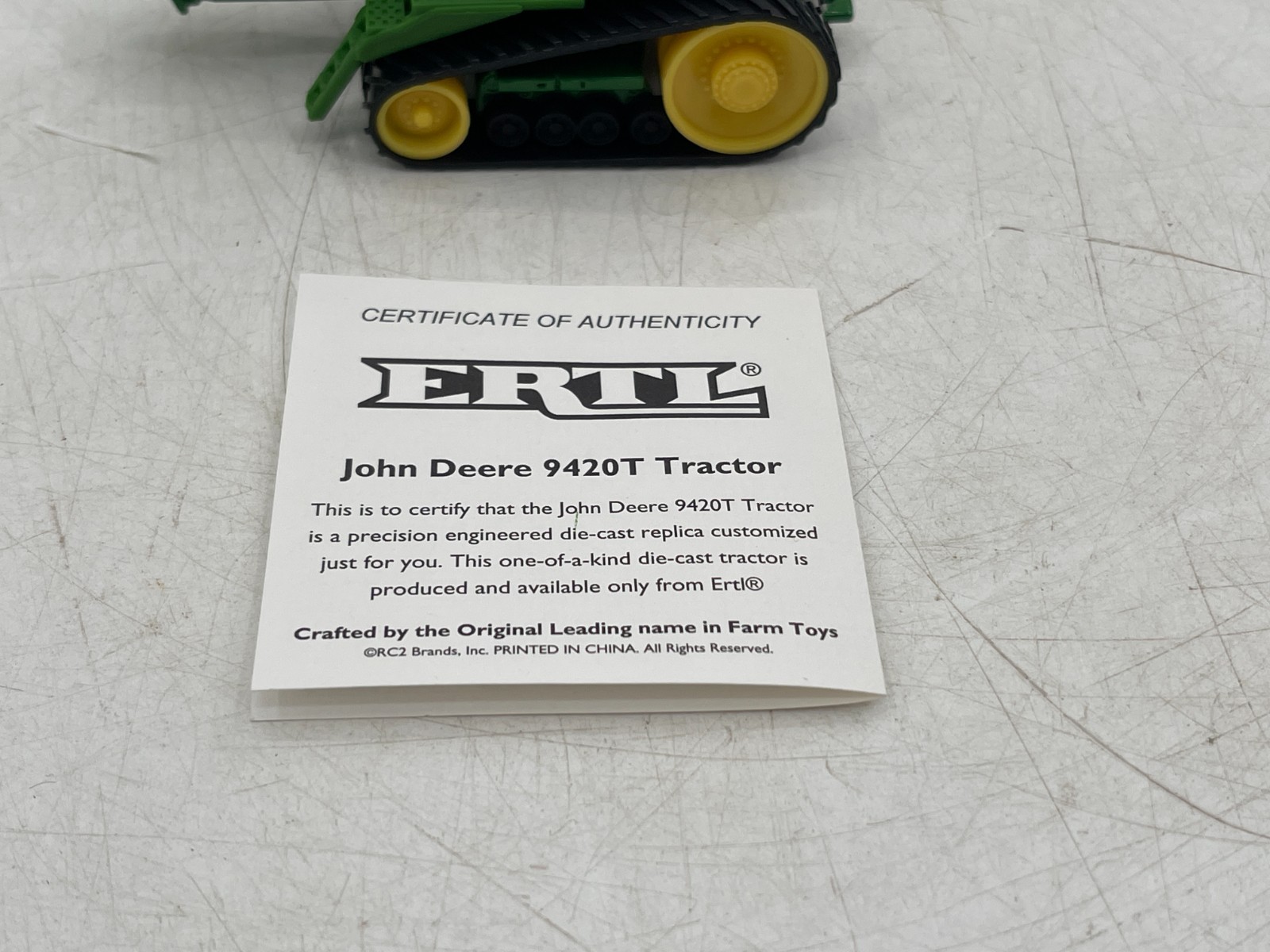 ERTL John Deere Tractor 9420T Tractor