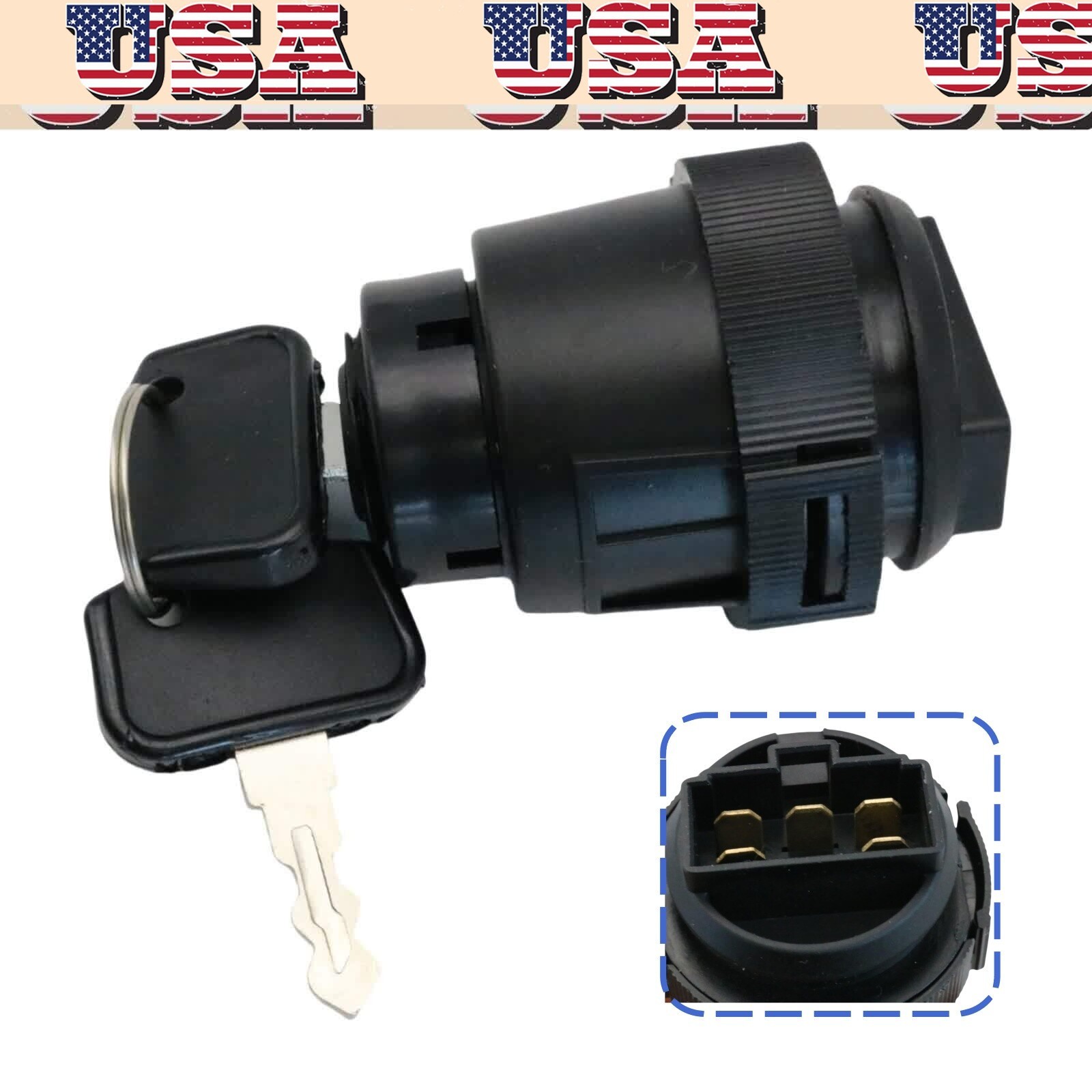 For Kubota RTV400CI RTV500 RTV-XG850 ZG222 Ignition Switch w/Keys K3281-62103