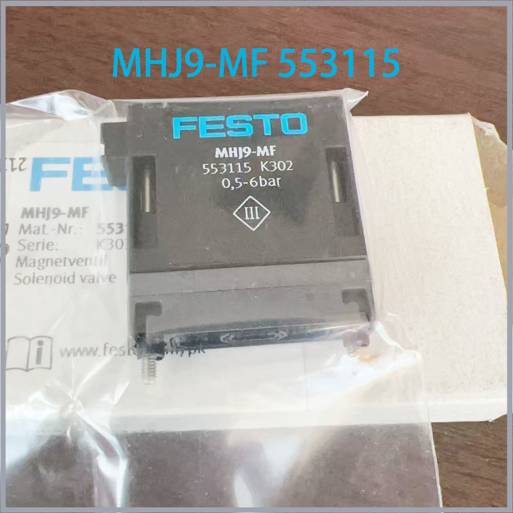 Festo New In Box MHJ9 Series MHJ9-MF 553115 24V DC Solenoid valve Fast Shipping