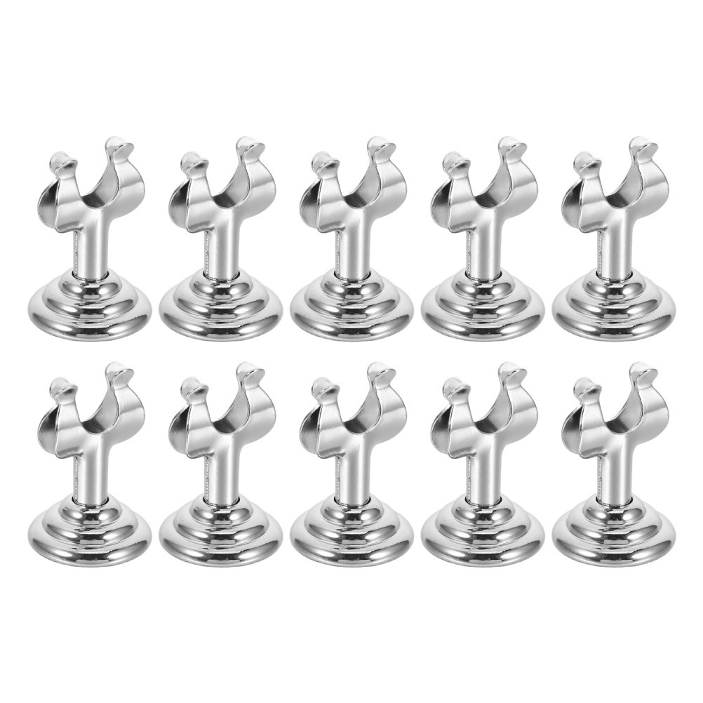 10 Pcs Metal Desk Card Holder Food Label Stands Display Clips for Retail