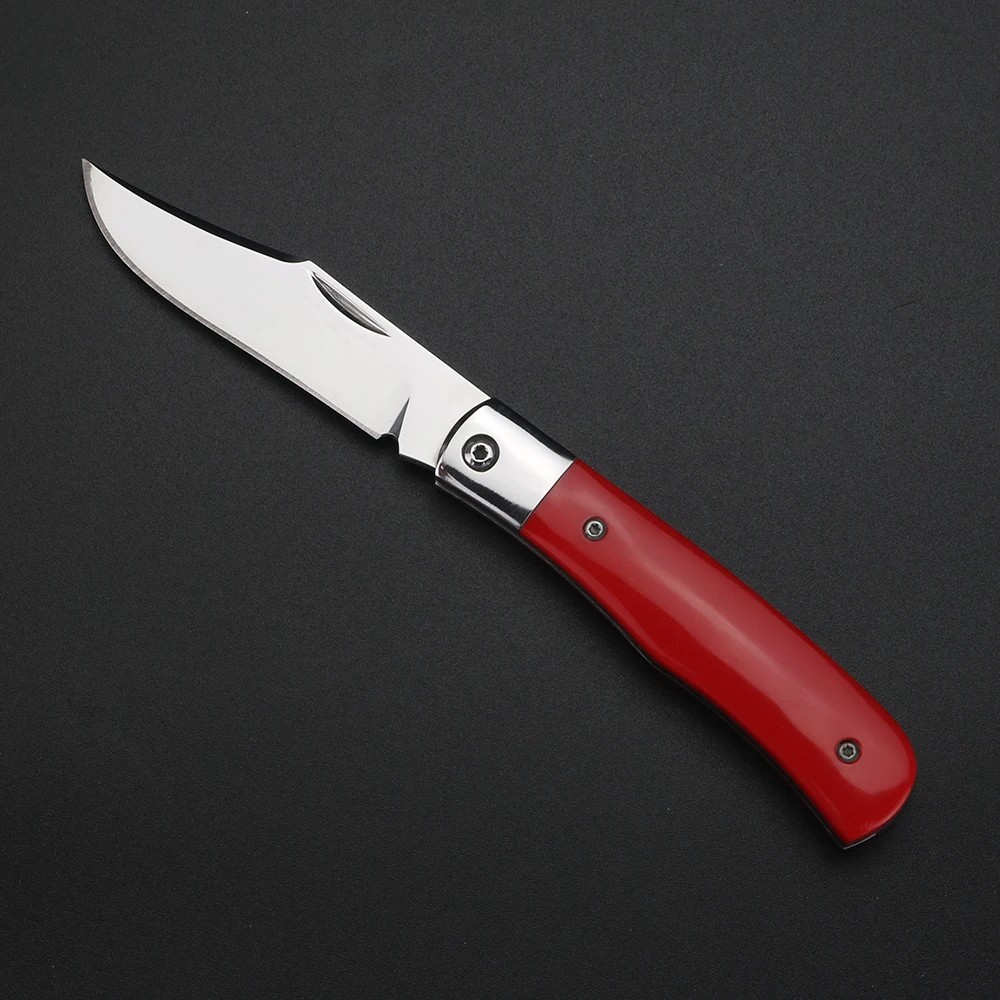 Sharp Folding Slip Pocket Joint Knife Clip Point Blade Bushcraft Camping Field