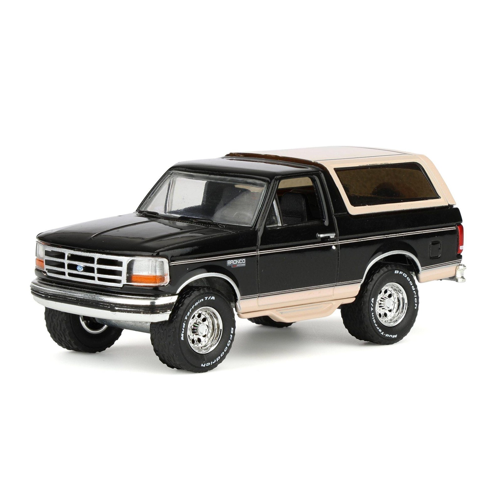 GL 1/64 1995 Ford Bronco, Black, Rick's Auto Sales Series 2, 51666-D