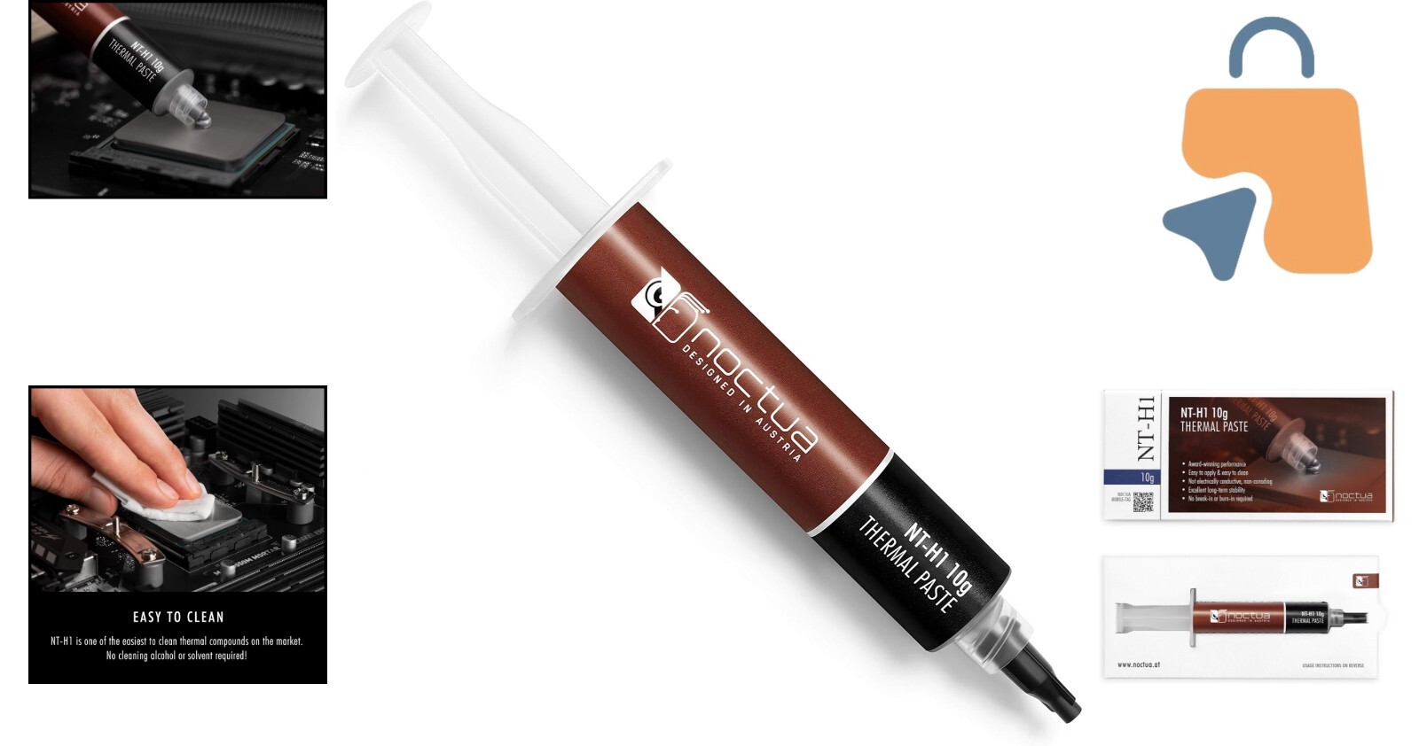 10g Premium Thermal Paste for Efficient Cooling - Compatible with PCs & Consoles